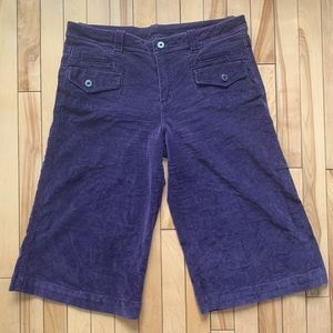 Corduroy Capris/Culottes